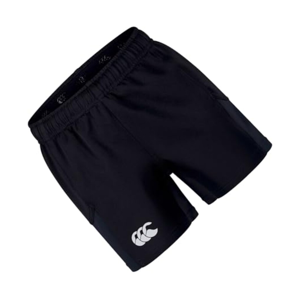image 1 of Canterbury Junior Unisex Advantage Rugby Shorts 2.0 | Elasticated Waist | Ccc Logo Gym Shorts, Navy, 8