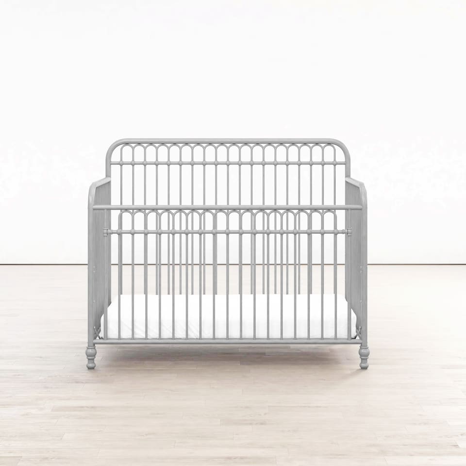 image 1 of Ivy 3in1 Convertible Cotbed Metal Grey
