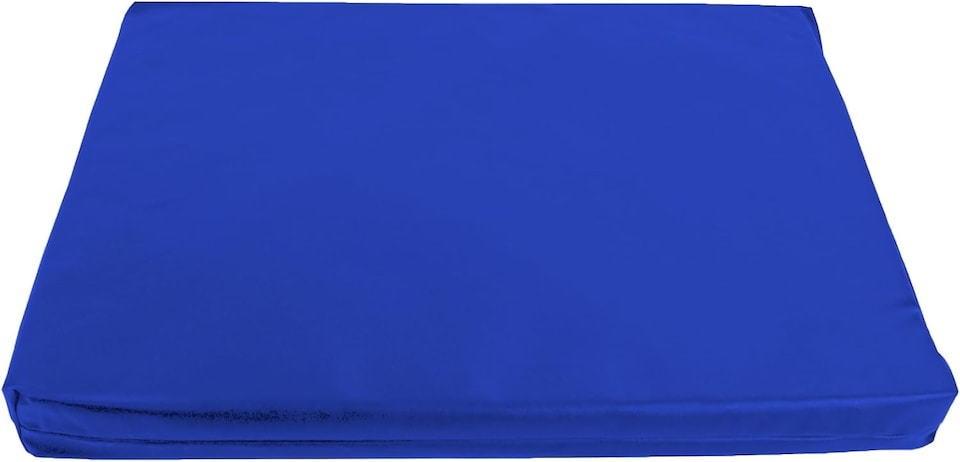 image 1 of Actiaspet Heavy Duty Waterproof Dog Crate Bed with Hard Wearing 1000D Polyester Faux Leather Outer (Blue, Medium)