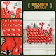 image 3 of HOMCOM Christmas Advent Calendar with 24 Countdown Drawers, Reusable mas Decor, Christmas Gift
