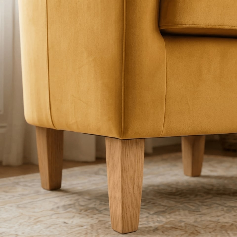 image 1 of Velvet Fabric Tub Chair Sofa Armchair Modern Office Reception Living Room