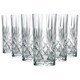 image 1 of RCR Crystal Melodia Highball Glasses - 360ml - Pack of 6 - Juice Glass Dishwasher Safe Drinking Glass Drinks Glass Clear