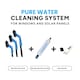 image 2 of Aquaspray® Bundle Kit - 30ft Water-fed Telescopic Extendable Window Cleaning Pole + Inline Di-Filter + TDS Meter Black