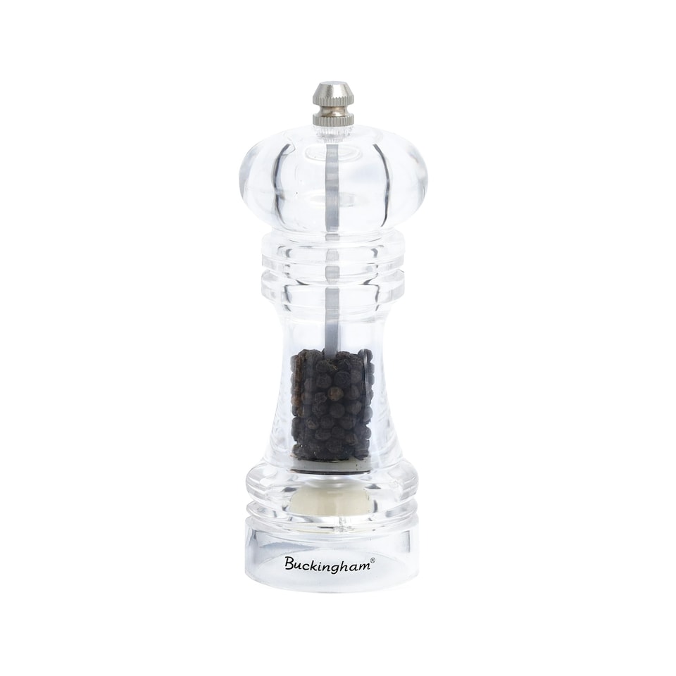 image 1 of Buckingham Clear Acrylic Classic Salt / Pepper Mill
