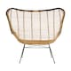 image 4 of Interiors by Premier Natural Rattan Egg Chair, Rustless Metal Rattan Chair, Easy Cleaning Armchair, Eco-friendly Outdoor Chair
