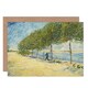 image 1 of Vincent Van Gogh Langs De Seine Blank Art Card