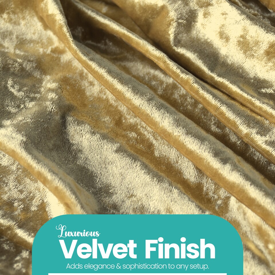 image 1 of Crushed Velvet Chair Band, Glitz Shiny Fabric Sashes - 10pcs
