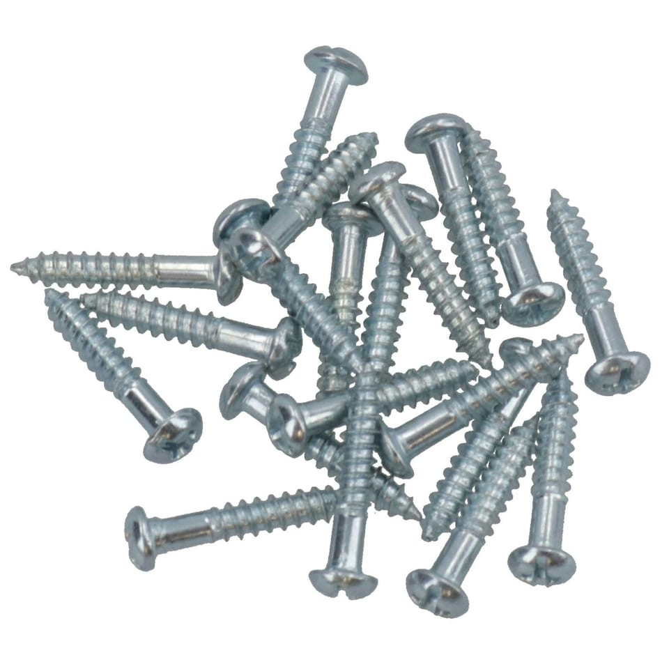 image 1 of PH2 Dome Headed Phillips Wood Screws 3.5mm x 20mm Fastener Fixings 100pc