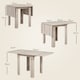 image 3 of HOMCOM Folding Dining Table, Extendable Kitchen Table for Small Space, Drop Leaf Table for 2-4 People, 140 x 70 x 75 cm, Oak