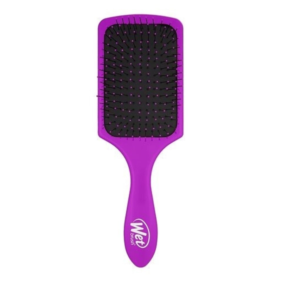image 1 of WetBrush Paddle Detangler, Wide Surface, Purple, All Hair