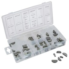 Metric Woodruff Drive Shaft Camshaft Crank Gearbox Half Moon Key Assortment 80pc