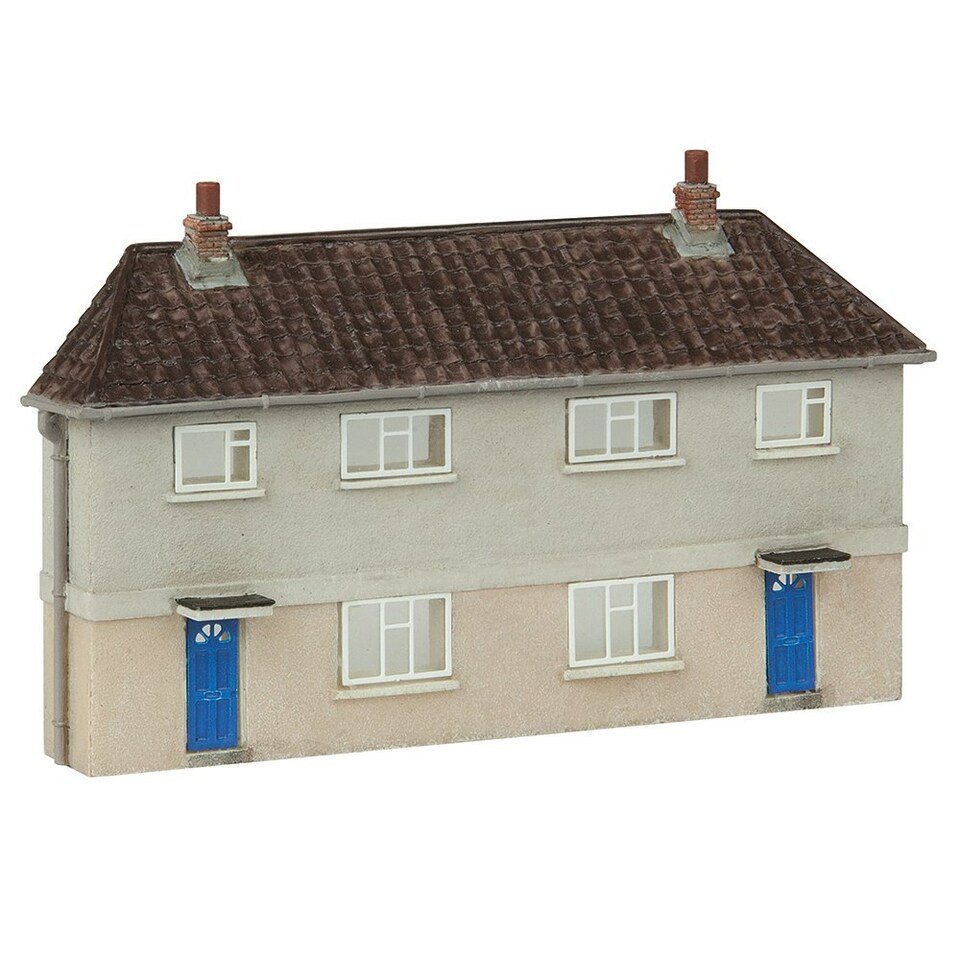Graham Farish Scenecraft Low Relief Concrete Housing (Pre-Built)
