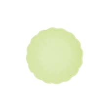 Pastel Green Vert Decor Round Petal Paper Bowls 15cm - Pack of 6