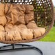 image 3 of Henley Swing Chair - Brown