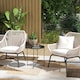 image 10 of Outsunny 46cm Round Garden Table, Small Side Table w/ Removable Tray 