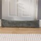 image 2 of OHS Faux Fur Window Weather Seal Draft Draught Excluder Door Stopper, 90cm - Grey