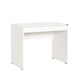 image 1 of Adore Matt White Laptop Study Desk with Full Width Drawer White
