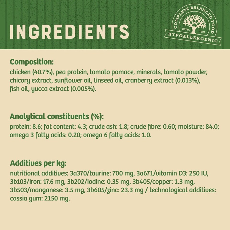 image 1 of James Wellbeloved Adult Cat Grain Free Pouches Chicken In Jelly 12x85g