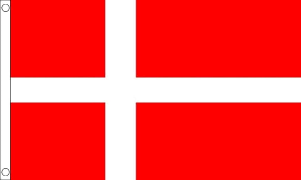 image 1 of Denmark Flag (5x3ft) | Multi