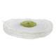 image 3 of White Close Stitched Polishing Buffing Mop 6" x 0.5" 1 Row With Compound 250g