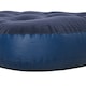 image 8 of Outsunny Single Air Mattress, Portable Air Bed with Flocked Surface, Blue | Blue | Blue