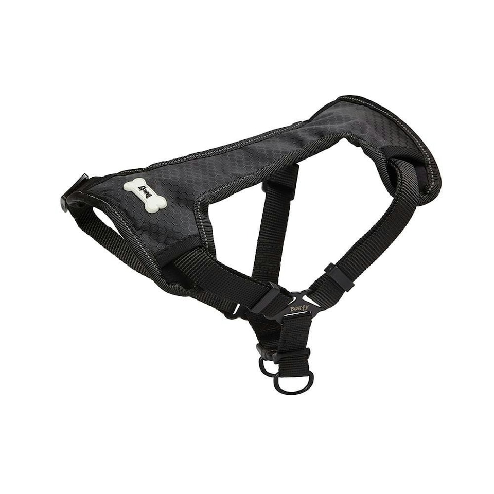 image 1 of Dog Harness - Bunty Strap 'N' Stroll Black | M