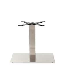 Rectangular S/Steel Table Base - Single - Height - 730 mm Silver