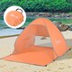 image 2 of Outsunny 2-3 Person Pop up Tent Instant Camping Tent Sun Shade Shelter Orange