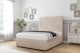 image 2 of Sloomy Madison Sand Naples Divan Bed With Mattress 2 Drawers Left Side With 54" Floor Standing Headboard & 12" Matching Footboard 6' Super King | Cream | Sand | Super King | 1