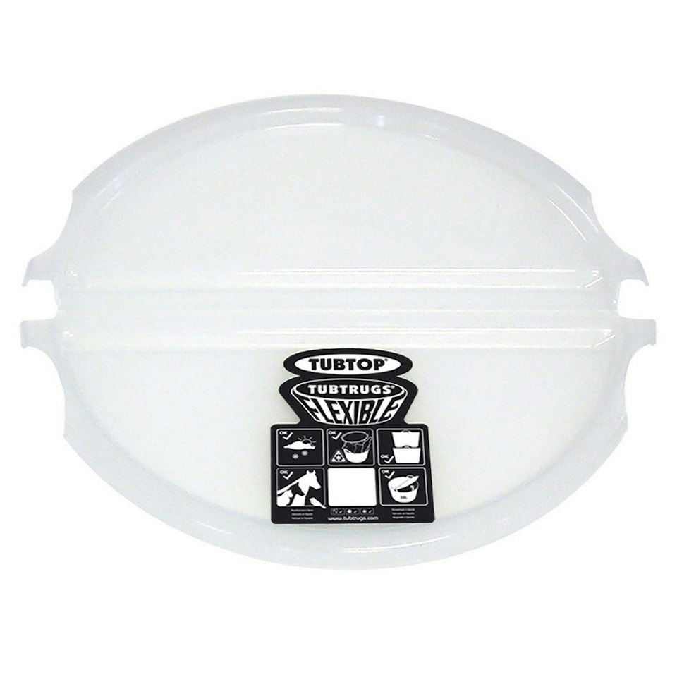 image 1 of Red Gorilla Translucent Tub Cover - Clear - L