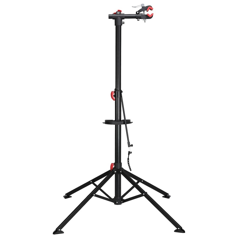 image 1 of Yaheetech Adjustable Bicycle Maintenance Stand with Multiple Quick Release Telescopic Arm