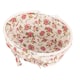 image 4 of Small White Swing Handle Wicker Shopper with Garden Rose Lining | Multi | Garden Rose