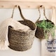 image 1 of Set of 2 Seagrass Bathroom Baskets
