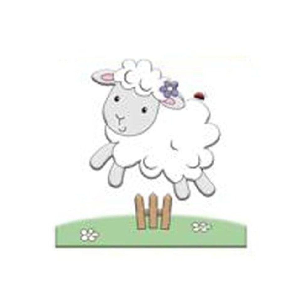 Sheep Easter Character Gel Window Sticker