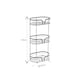 image 3 of Showerdrape Dante Anthracite Grey Freestanding Floor Caddy and Mini Shower Caddy | Grey | Anthracite Grey | 1