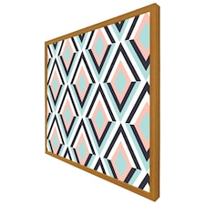 Geometric pattern (Picture Frame) Brown | Oak | L
