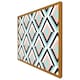 image 1 of Geometric pattern (Picture Frame) Brown | Oak | L