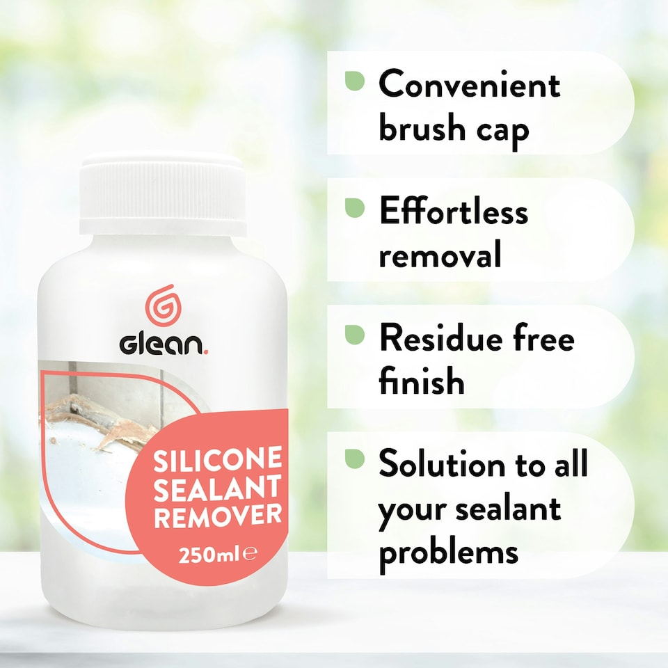 image 1 of Glean Silicone Sealant Remover Gel - 250ml w/ 10-Pack Tool Kit