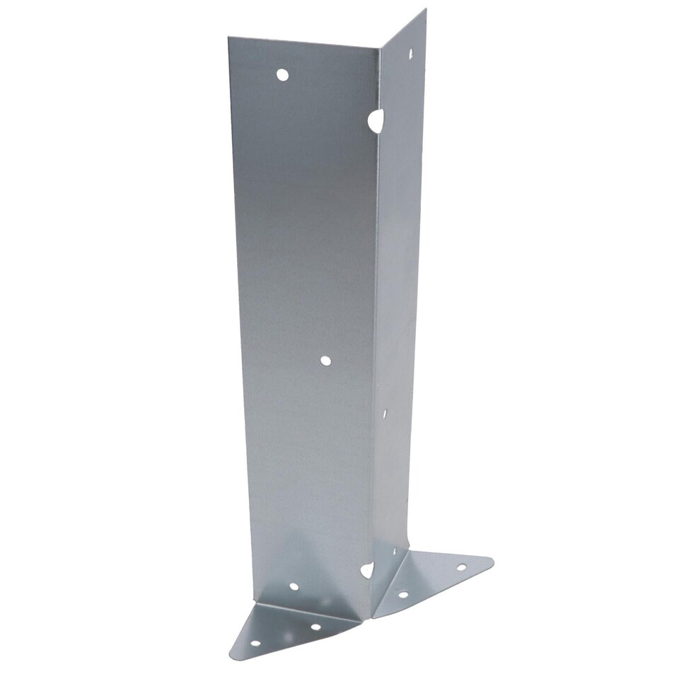 image 1 of Arris Rail Bracket Fence Post Support Galvanised 300mm Panel Repair 25PK
