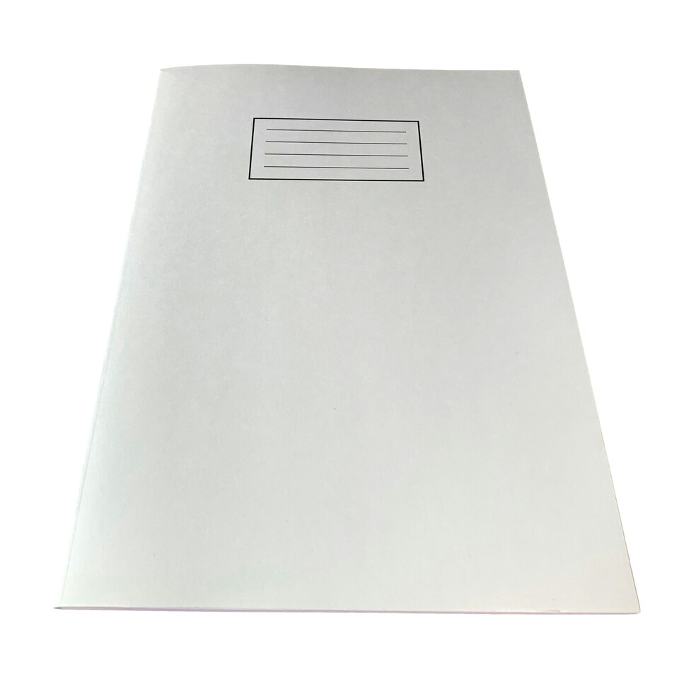 image 1 of Janrax A4 White 80 Pages Feint and Ruled Exercise Book