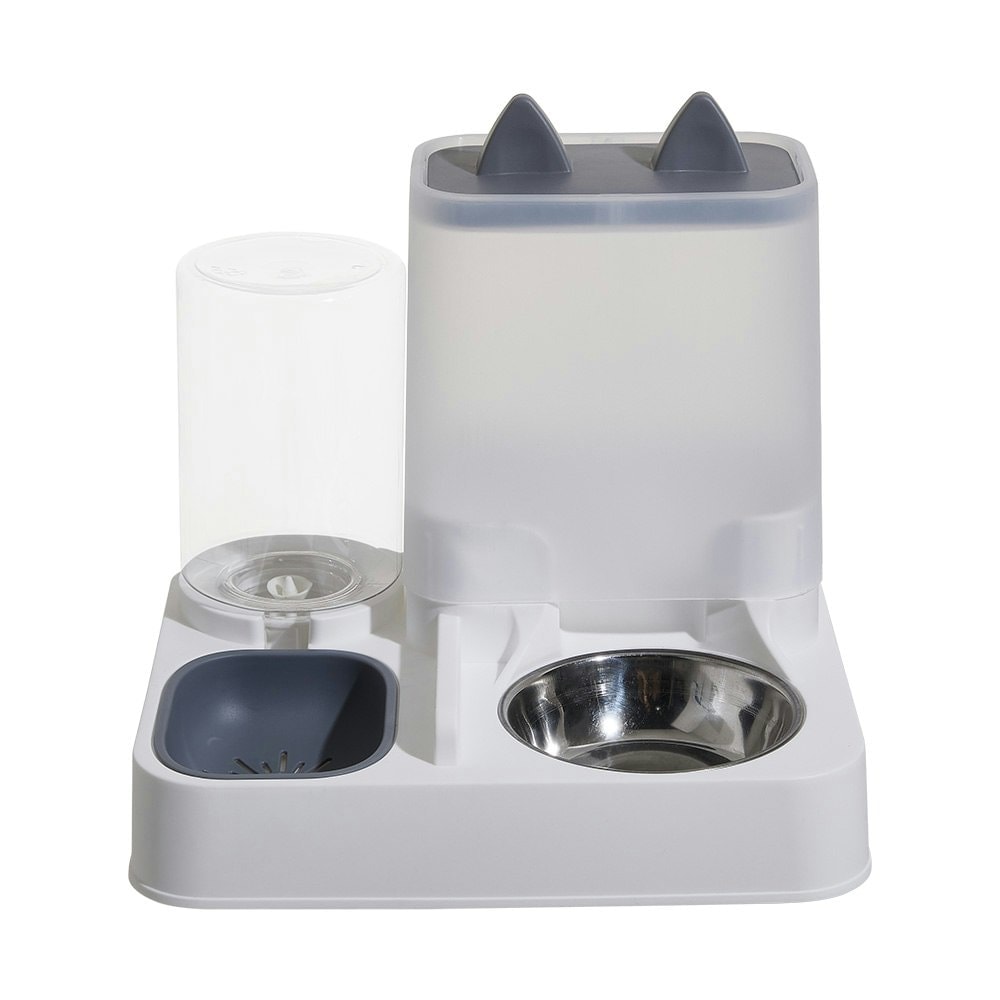 Living and Home Pet Feeder and Water Dispenser Set | Multi