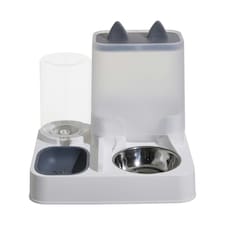 Living and Home Pet Feeder and Water Dispenser Set | Multi