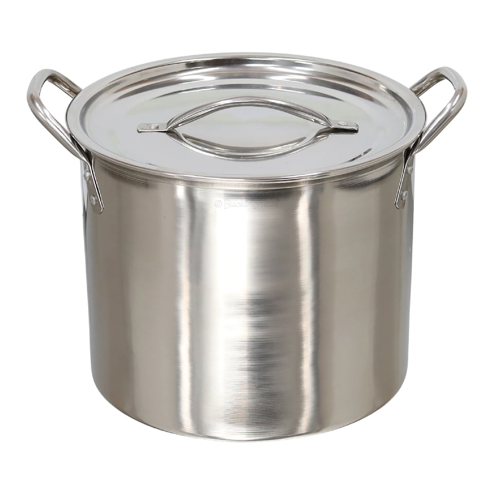 image 1 of Buckingham Stainless Steel Stock Pot / Ham Pan with Lid 23 cm , 6 Litres