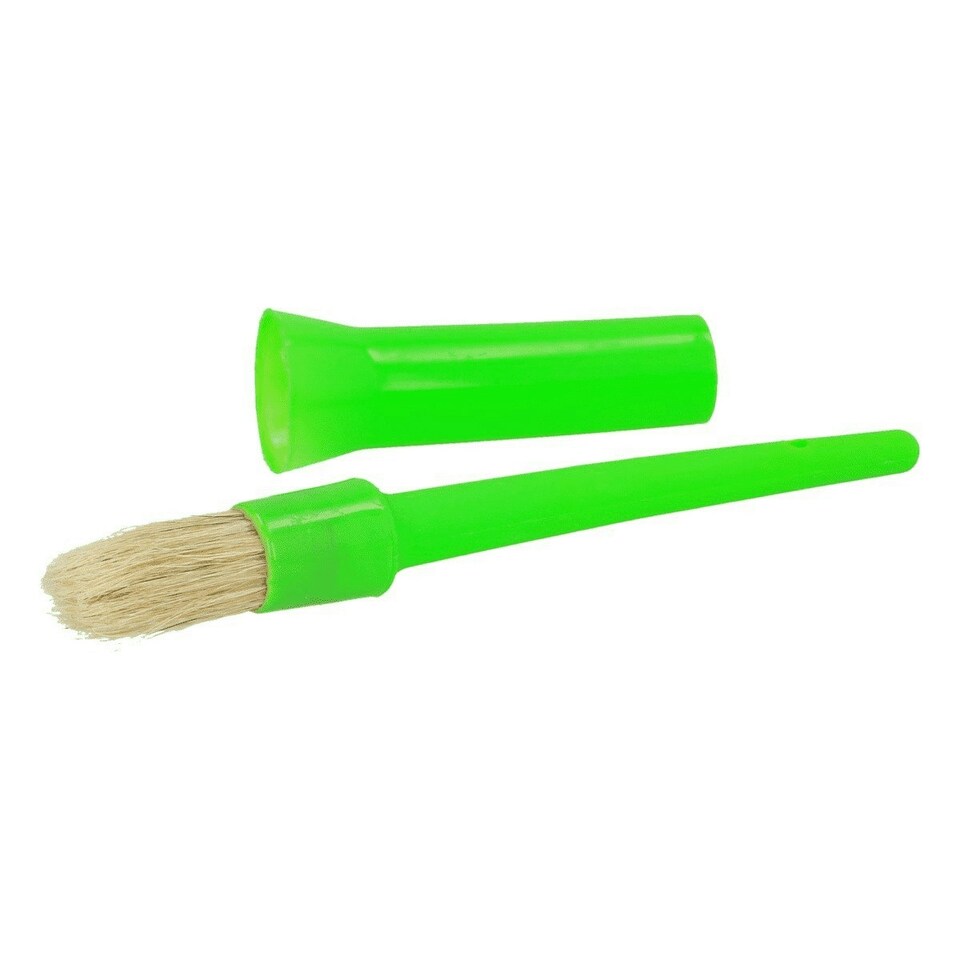 Ezi-Groom Plastic Horse Hoof Oil Brush - Lime Green - One Size
