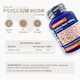 image 5 of Zipvit Psyllium Husk 1400mg, Natural High Strength Fibre Supplement, 120 Vegan Capsules