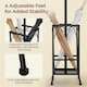 image 5 of Yaheetech Metal Standing Coat Hat Rack w/Umbrella Holder Black | One Size