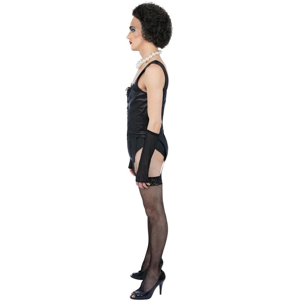 image 1 of The Rocky Horror Picture Show Mens Frank-N-Furter Costume Set - Black - M | Multi | M