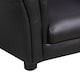 image 7 of HOMCOM Kids Sofa Set Toddler Chair Children Couch Seating Armchair w Footstool | Black | One Size
