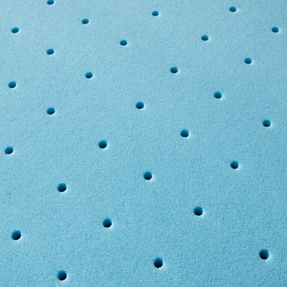 image 1 of Ezysleep 30Cm Premium Memory Foam Support Mattress - Cool Sensation Cover 5 Year Warranty | Blue | Blue