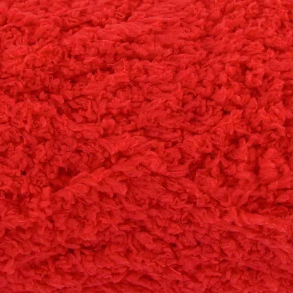 King Cole Red Cuddles Chunky Yarn (Value Pack 12 x 50g Balls) For Crochet, Knitting - 125m per ball